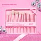 thumbnail image 2 of Juego de brochas de maquillaje Jessup Pink, 14 piezas con caja de regalo T495-G, 2 of 6