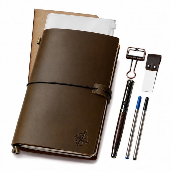 Cuaderno de viaje WANDERINGS A5 15 × 22 cm – Set