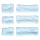 thumbnail image 4 of 6 Rizadores De Pelo Sin Calor De Forro Polar Coralino, Varilla Rizadora Sin Calor, Azul, 4 of 5