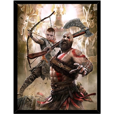 Genérico - Cuadro Decorativo God Of War 3 Medidas 30X40 Cm