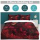 thumbnail image 5 of Hazbin Hotel Helluva Boss Bedding Set Duvet Cover Comfortable and Lightweight Cartoon Bedding 3 Piece Bed Set, 5 of 5