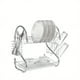 thumbnail image 4 of 1pc S-Shaped Double-Layer Dish Rack With Drainboard And Utensil Holder, Bowls And Plates Holder Organizer, Tableware Storage Rack, Kitchen Accessories, 4 of 4