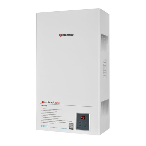Calefon 14 Litros Gas Licuado Tiro Natural