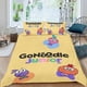 thumbnail image 2 of GoNoodle Conjunto de sábanas temático, trío de piezas, cómodo y amigable con la piel, diseño único, regalo de decoración para el hogar para familiares, amigos y fans, 90 cm * 190 cm, 2 of 6