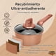 thumbnail image 3 of Bateria Cocina Antiadherente Aluminio Ceramica 10 Piezas Wok Oro Rosa, 3 of 9