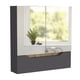thumbnail image 4 of Mueble Organizador De Pared Para Baño Laurent Plomo - Duna, 4 of 14