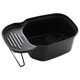 thumbnail image 2 of Sobre Fregadero Colador Colador Cuenca Multifunción Herramienta De Cocina Filtro Negro, 2 of 5