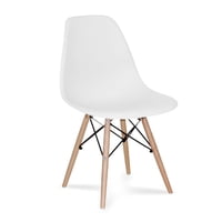 Concepts Life - Silla De Comedor Estilo Eames Blanca