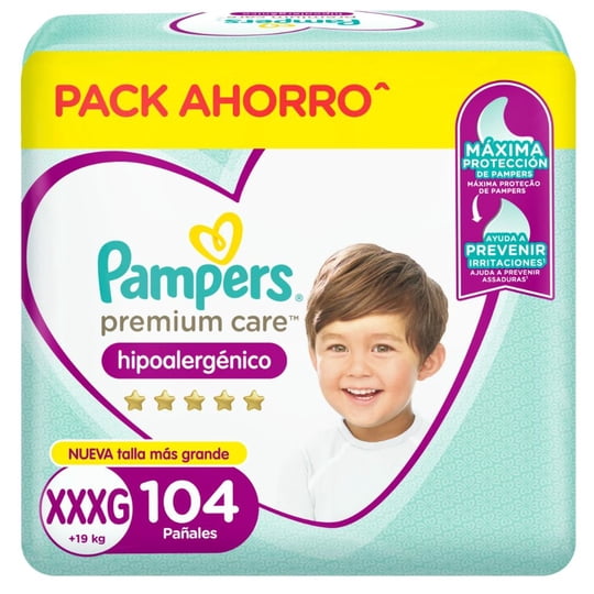Pañales Pampers Premium Care Talla Xxxg 104 Un