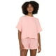 thumbnail image 1 of Pijama Mujer Corto Oversize Vuelos Coral Conejos Corona, 1 of 5