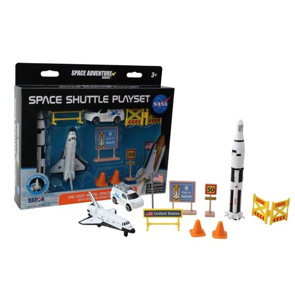 Set de Juego Espacial Serie Aventura Espacial de 10 Piezas con Transbordador