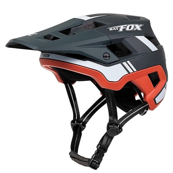 Casco de bicicleta BATFOX LA303 para hombres, mujeres, adultos y jóvenes, color gris