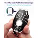 thumbnail image 3 of Set de funda para llave y llavero HAOYOUMEI para Mercedes-Benz, negro, 3 of 7