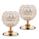thumbnail image 1 of 2x Candelabros Votivos De Cristal Bling Para Centros De Mesa De Boda, 1 of 5