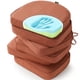 thumbnail image 1 of Cojín SUNROX 43x41 cm Gel Memory Foam Pack de 6 Terracota, 1 of 7
