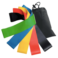 Genérica - Set 5 Bandas De Resistencia Elásticas 5 Niveles Para Entrenamientoes