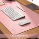 thumbnail image 4 of Protector De Escritorio De Piel Sintética De Doble Cara, Alfombrilla Grande Para Ratón, Tapete De Escritura, Impermeable, Organizador Para Escritorio, Oficina, Hogar, Mesa, Decoración De Juegos (rosa/, 4 of 6