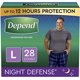 thumbnail image 1 of Ropa interior para adultos para incontinencia Depend Night Defense para hombre, talla grande, 1 of 10