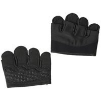 Magideal - Guantes De Entrenamiento, Guantes Sin Dedos, Protección De Manos, Guantes De Levantamiento De Pesas A Prueba De Golpes, Guantes De Gimnasia Para Adult Negro L
