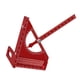 thumbnail image 3 of Regla de medición multiángulo 3D, calibre de ángulos de carpintero, herramienta de medición de carpintería de aleación de aluminio para artesanos de m Rojo, 3 of 5
