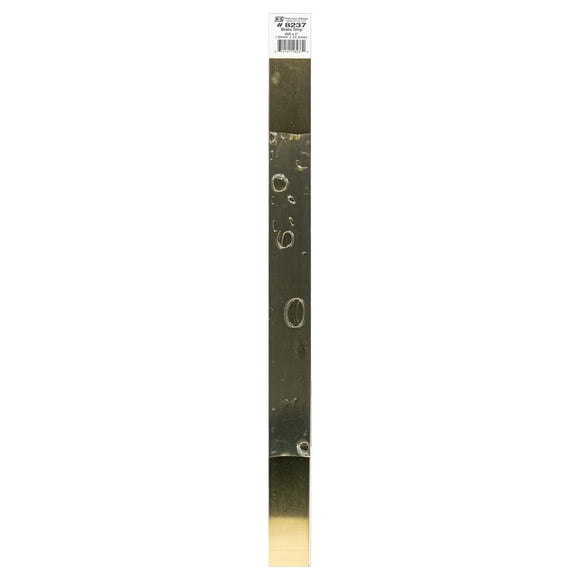 Tira metálica K&S de latón galvanizado liso de 0,76 mm x 2,54 cm x 30,48 cm