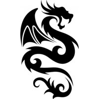 Rienda Libre Graphics - Decomural Winged Dragon Fantasy Monster Ws-15910