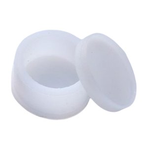 Ioensy - Moldes Para Joyero, Molde De Resina De Silicona Con Tapa, Creativo Para Decoración Del Hogar, Redondo