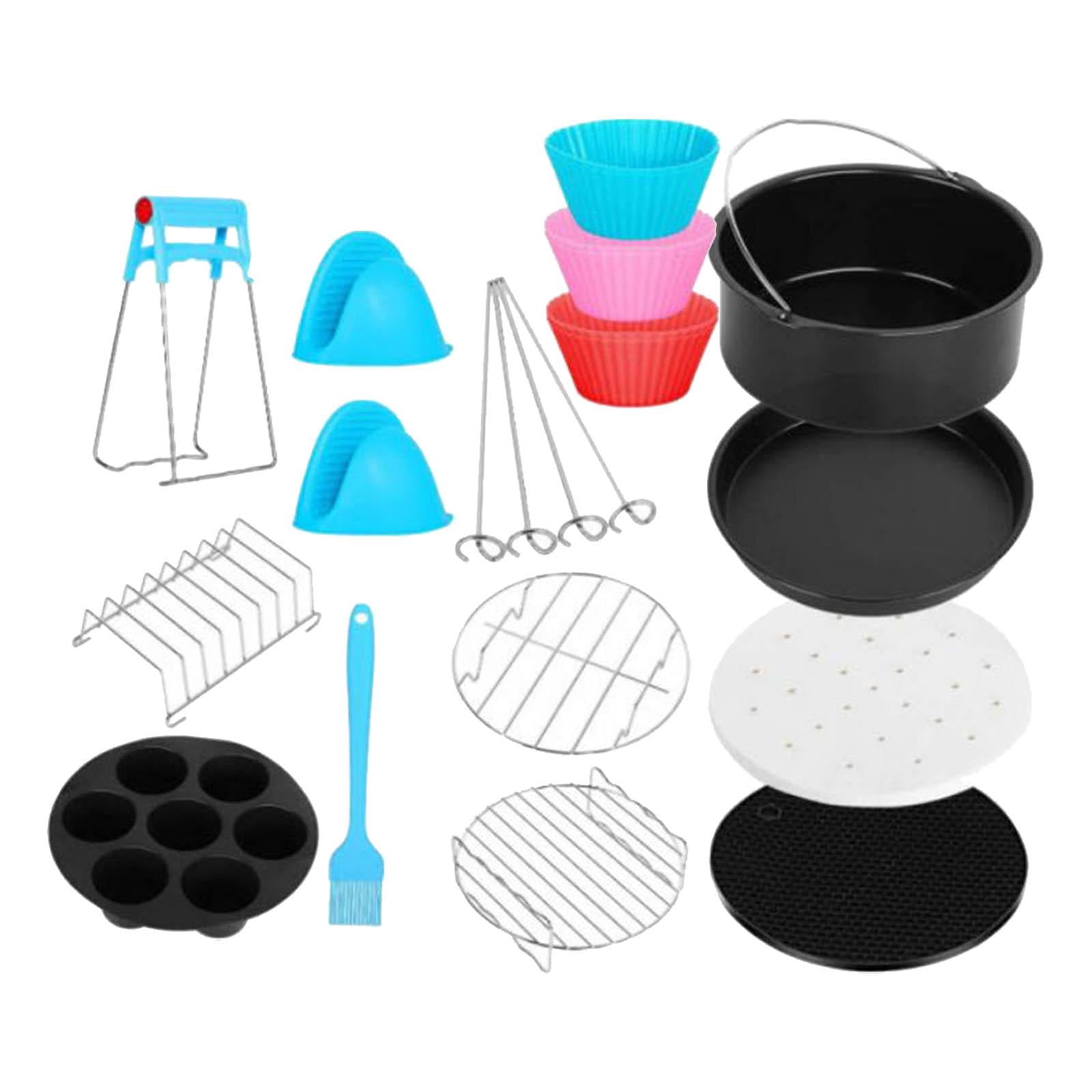 Bothyi - Accesorios Para Freidora De Aire, Molde Para Cupcakes De 7 Agujeros, Revestimientos Para Freidora De Aire Para Cocina De 8 Pulgadas