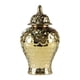 thumbnail image 3 of Tarro De Jengibre De Cerámica Arreglo Floral Exhibición Bodas Tarro De Jengibre Decorativo Dorado, 3 of 5
