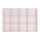 thumbnail image 1 of Bandejas organizadoras de accesorios de terciopelo REGALWOVEN con divisores removibles para cajones, organizador de accesorios rosa claro bandeja de 12 compartimentos, 1 of 7