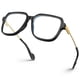 thumbnail image 1 of Gafas de luz azul VISOONE Ryan negro mate de gran tamaño, 1 of 9