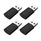 thumbnail image 1 of 4 Adaptadores USB 3.0 A Tipo C Hembra Convertidor USB De Aleación De Aluminio Fácil De Usar Negro, 1 of 3