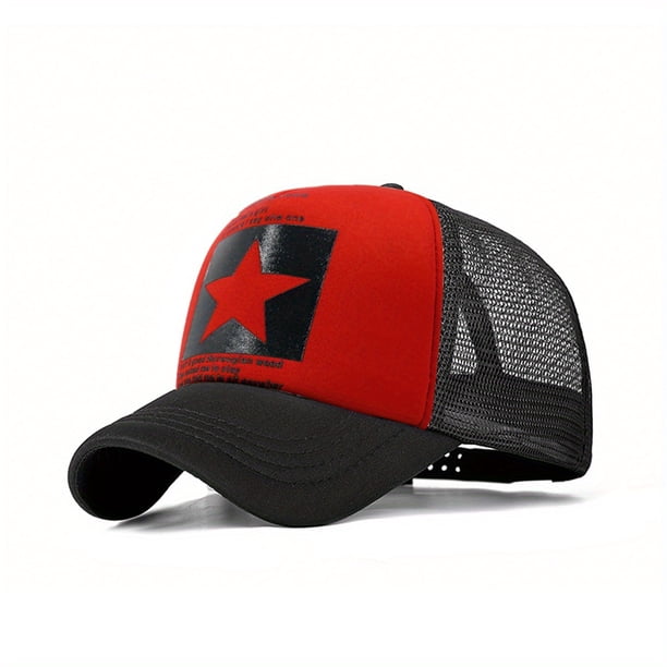 Pentagram Pattern Mesh Baseball Cap