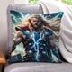 thumbnail image 1 of Thor Fundas de almohada de terciopelo con tema, regalos de funda de almohada, decoración para el hogar, cojín de lanzar, regalo de cumpleaños para fans y parejas.66*66cm., 1 of 6