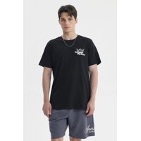 Fashionspark - Polera Hombre Slim Negro- Ll