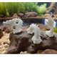 thumbnail image 2 of Escultura Livelyfish – Estatua de Dragón de Piedra Arenisca Blanca, 2 of 7