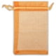 thumbnail image 3 of Thedisplayguys Paquete De 100 Bolsas De Regalo De Organza Transparente Naranja De 6 X 8, 3 of 3