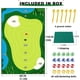 thumbnail image 2 of Juego de golf con chip, juego de batalla campal de golf, tapete de práctica de golf para interiores y exteriores para adultos y familias, incluye tapete de golf, 20 pelotas de golf con agarre y 6 esta, 2 of 7