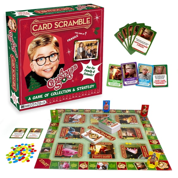 Juego de mesa AQUARIUS A Christmas Story Card Scramble
