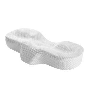 Magideal - Diseño De Mariposa Almohadas De Soporte Para El Cuello Cojín De Soporte Ergonómico Para El Hombro Almohada Ortopédica Cervical Para Proteger El Cuello Blanco