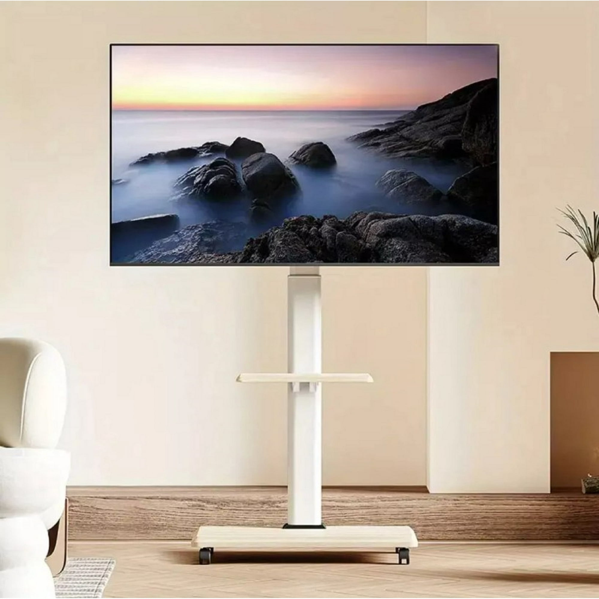 Genérico - Soporte Base Tv Con Ruedas Tipo Pedestal Rack 32 A 70