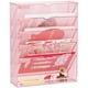 thumbnail image 1 of Organizador De Archivos De Pared De Metal Rosa 6 Niveles, 1 of 7