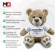 thumbnail image 4 of Oso de Peluche Messenger Bear 36 cm Regalo Personalizado, 4 of 6