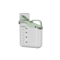 Estilodomus - Contenedor Hermético Con Dosificador Frasco Mediano 1800Ml Verde 1.8L