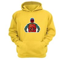 Genérico - Polerón Canguro 23 Con Capucha Amarillo Talla S Unisex