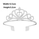thumbnail image 2 of Tiara de cristal, corona, diadema, princesa, elegante corona con peines para mujeres, niñas, novias, bodas, graduaciones, fiestas de cumpleaños., 2 of 6