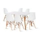 thumbnail image 1 of Comedor Mesa de 120x80 Rectangular Blanca + 6 Sillas Eames - Blancas, 1 of 3