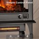 thumbnail image 5 of Chimenea eléctrica TURBRO Suburbs de 20" con calefactor infrarrojo de 1400 W, 5 of 9