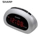 thumbnail image 2 of Reloj despertador digital Sharp SPC089D con despertador y batería de respaldo, 2 of 6