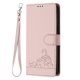 thumbnail image 2 of Funda tipo cartera FOXDOCK para Motorola Moto G24 4G/Moto G04 4G con soporte, ranuras, RFID, diseño de gato, 2 of 5